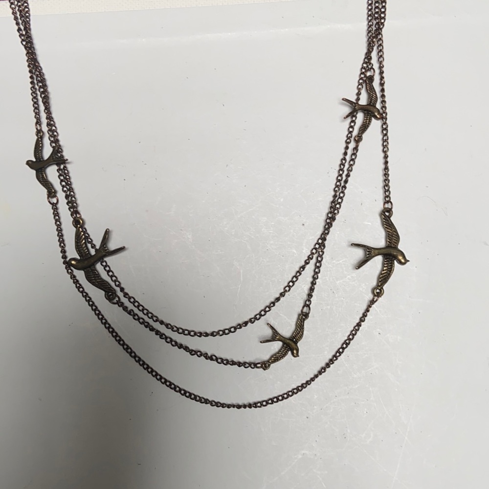 Layered Bird Necklace